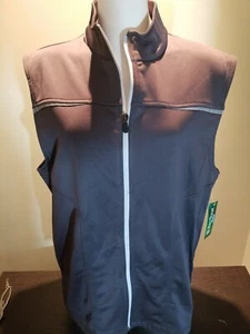 Mens Pro Tour Golf Cool Play Nine Iron Sleeveless Zip Up Jacket NWT sz xl - Picture 1 of 3
