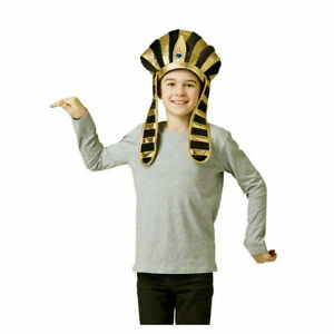 Egyptian Queen Cleopatra Costume Royal headdress Pharaoh Crown Fancy Dress Child