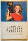 Marilyn Monroe Calendar 1951 Norma Jeane Dame and Dane Litho Rare Sealed Mint CA