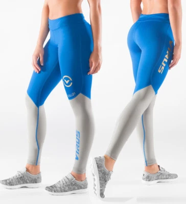 Virus Women's Bioceramic™ Compression V2 Pants (EAU21.5) Electric Blue,Crossfit - Image 1 of 4