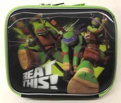 ¡LONCHERA TORTUGAS NINJA MUTANTES ADOLESCENTES! BOLSO DE MANO AISLANTE 3D BEAT THIS BOYS NUEVO CON ETIQUETAS Foto 1 de 2