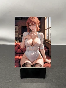 Makima Waifu Anime Custom Art Trading Card NSFW AVAILABLE W5921 - Picture 1 of 2