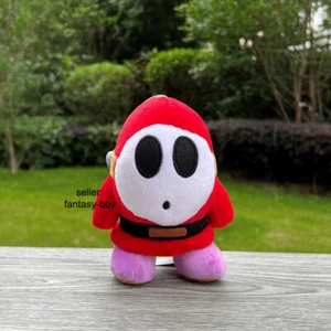 Cute Super Mario Bros Plush Shyguy 6" Stuffed Toy Soft Doll Children Gift - Picture 1 of 5
