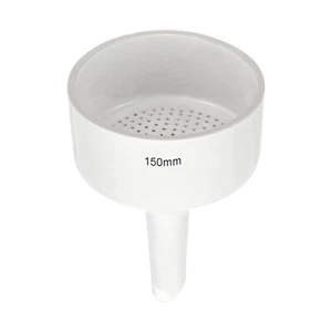 150mm Porcelain Buchner Filter Funnel with Perforated Plate, White - Picture 1 of 6
