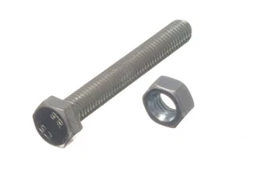 New 500 X Hex Bolts Set Screw 4.8 Grade M8 60mm BZP Zinc Plated  - Onestopdiy - - Picture 1 of 1