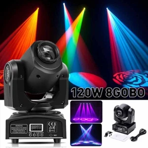 Luz principal móvil LED 120W RGBW Gobo Beam escenario DMX iluminación puntual DJ discoteca Navidad - Imagen 1 de 12