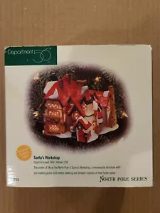 Dept 56 North Pole Santa's Workshop Ornament 1990 #98772 - Picture 1 of 6
