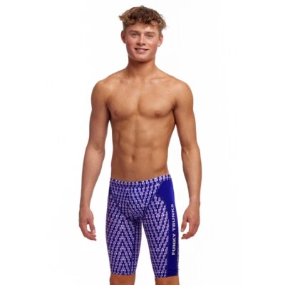 Funky Trunks Boys Future Dusk Eco Training Jammer Swimwear, Boys Swimsuit - Bild 1 von 4