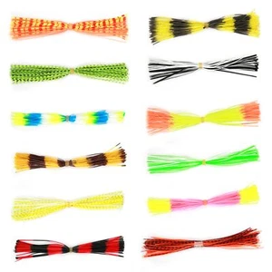 600 Soft Silicone Lure Skirt Strands For DIY Fishing Spinnerbaits - Picture 1 of 24