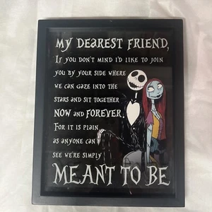 Tim Burtons The Nightmare Before Christmas Jack Skellington Wooden Wall Decor - Picture 1 of 7