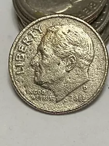 2012 P Roosevelt Dimes Improperly Annealed sintered Error - Picture 1 of 4