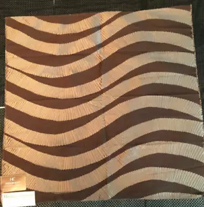 HIGHLAND COURT Astaire in Sable 25 3/4 x 26 1/4" Silk Textural Fabric Sample - Picture 1 of 4