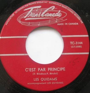 CANADA!!! Ex to NM- LES QUIDAMS C'est par principe 1965 GARAGE QUEBEC Group 45 - Picture 1 of 2