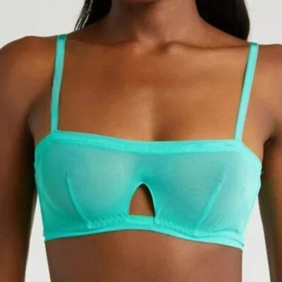 Free People/Revolve x WE ARE HAH Wired Bra-Teal-30-38 C - Image 1 of 4