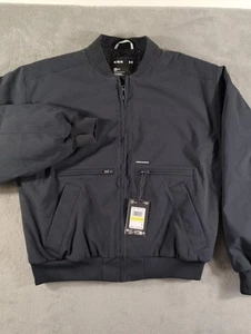 Under Armour Bomber Jacket Womens Medium Black UA W Expanse Fleece Lined Storm - Picture 1 of 6