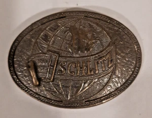 DE COLECCIÓN HEBILLA DE CINTURÓN ICÓNICA SLITZ BEER BREWING COMPANY AÑOS 70 - Imagen 1 de 5