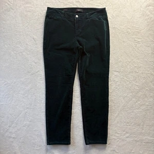 Talbots Hose Damen Gr. 10 Petite dunkelgrün Samt Signatur mittelhoher Bund klassisch - Bild 1 von 10