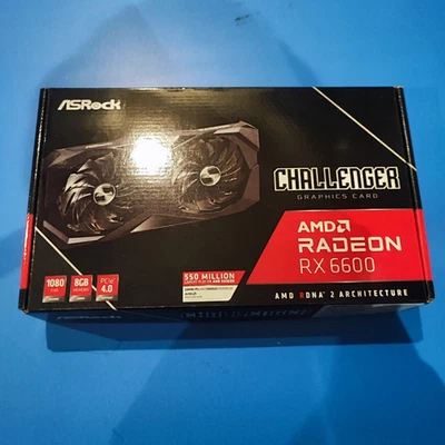 ASRock AMD Radeon RX6600 Challenger CLD 8GB GDDR6 Graphics Card PCIe 4.0 Japan - Image 1 of 4