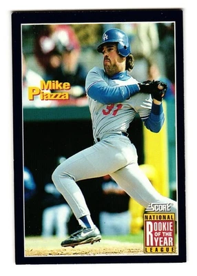 Puntuación #636 Mike Piazza Los Angeles Dodgers 1994 novato del año Foto 1 de 2