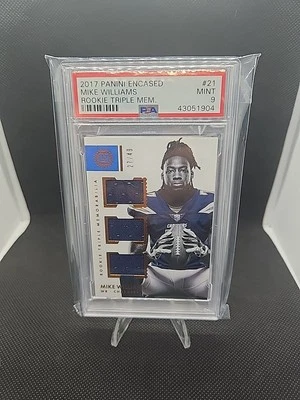2017 Panini Encased - Rookie Triple Memorabilia Mike Williams #21 /49 (MEM, RC) - Image 1 of 2