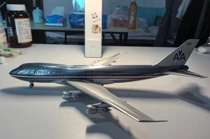 Vuelo a bordo 1/200 IF B747-100 American Airlines pulido N9666 muy raro - Imagen 1 de 4
