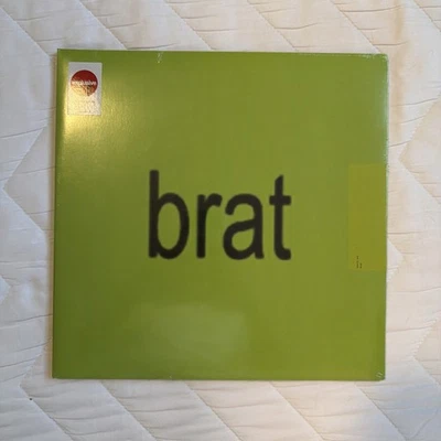 Charli xcx Brat Pink w/ Black Splatter Vinyl LP (Target Exclusive) SEALED - Image 1 of 2