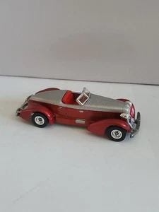 Hot Wheels Collectibles American Classics Auburn 852 Red/Silver with Real Riders - Picture 1 of 5
