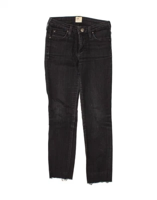 LEE Womens Scarlett Slim Jeans W25 L24 Black Cotton AA03 - Image 1 of 4