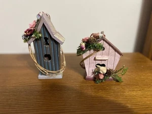 Holz Vogelhaus tolle Landhaus Deko Konvolut - Bild 1 von 6