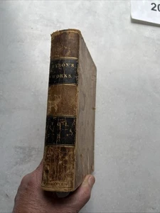 Antikes Lederbuch von 1843 - Werke von Lord Byron Band 3 Thomas Moore - Stiche - Bild 1 von 16