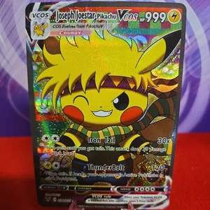Pikachu Cospay Joseph JoeStar JoJo's Bizarre Adventure Pokemon Cute Doujin FS - Picture 1 of 6