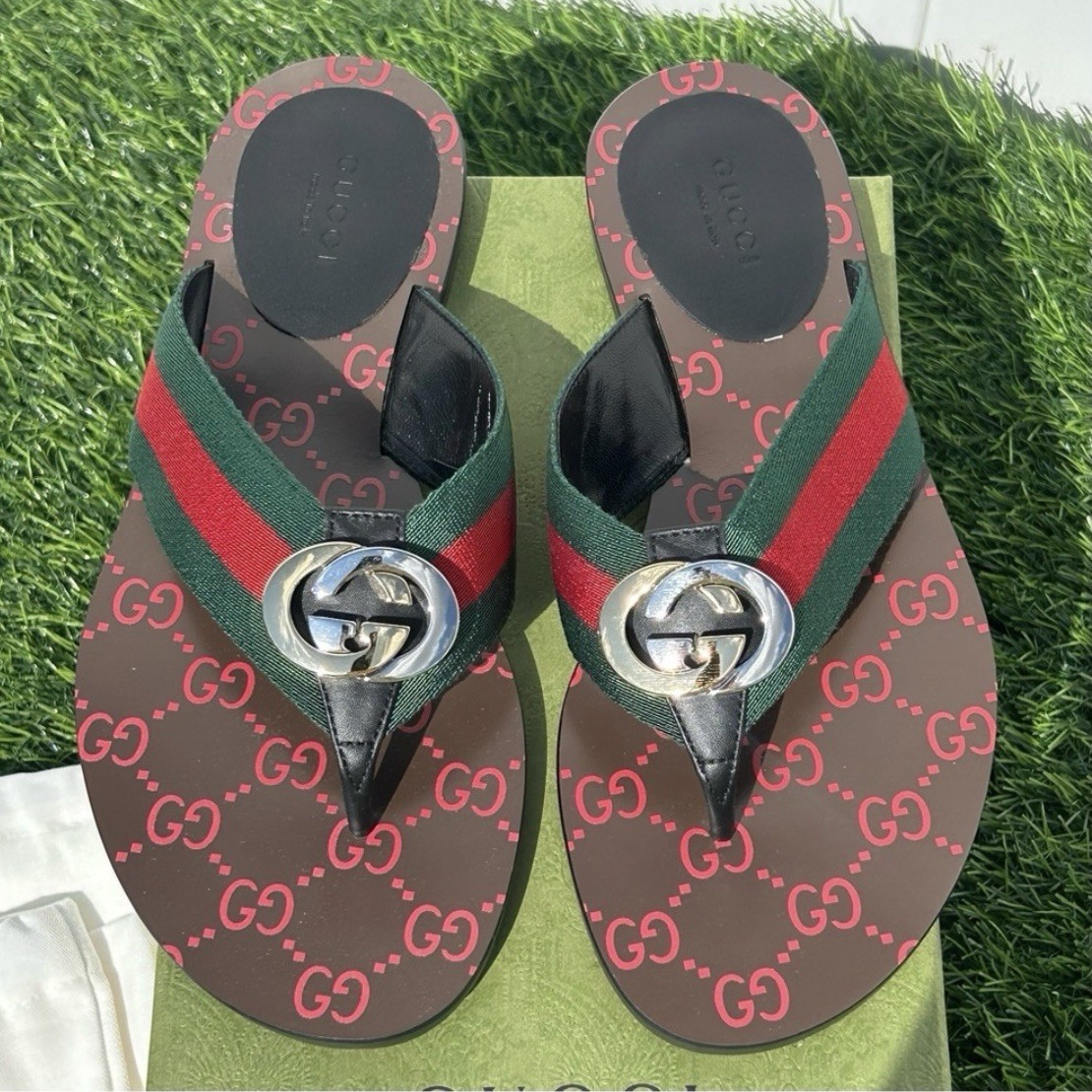 GUCCI グッチ GG柄 ミュール サンダル　24cm レディース 24cm GUCCI(グッチ) サンダル・ミュール(レディース) 2ページ目