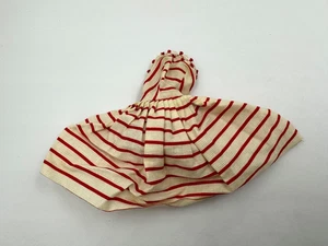 VINTAGE BARBIE ELITE CREATIONS WENDY LILLI ROSENBESATZ ROT WEISS GESTREIFTES KLEID - Bild 1 von 2