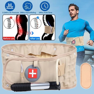 Decompression Back Belt Lumbar Belt Back Brace Lumbara Belt Gifts - Image 1 of 4