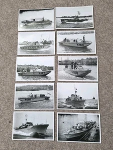 10 Original Royal Navy WW2 Patrol Boats Wright & Logan Library Photos 14x9cm - Picture 1 of 12