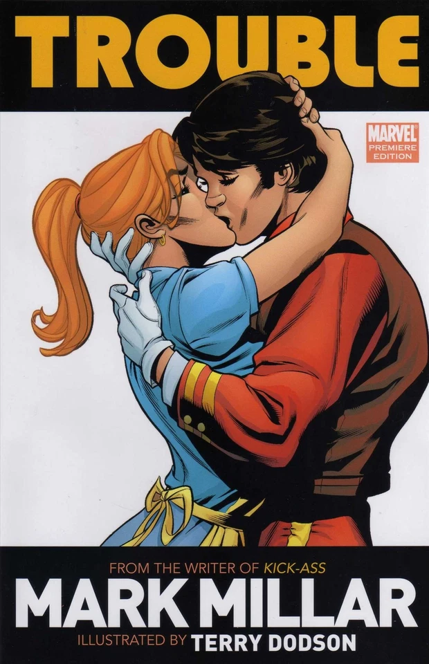 Trouble HC #1 MUITO BOM ESTADO/QUASE PERFEITO; Marvel | Mark Millar/Terry Dodson capa dura - com bolsa+boa - Imagem 1 de 1