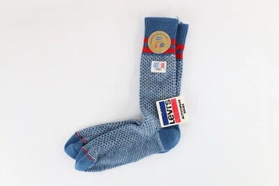 Deadstock винтажный 80-х Levis 1984 Олимпийских игр с надписью в полоску вязаные носки большой США - Изображение 1 из 4