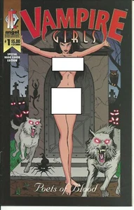 VAMPIRE GIRLS POETS OF BLOOD 1 B / 2 A - ANGEL ENT. 1997 ( COMICS USA ) - Picture 1 of 2