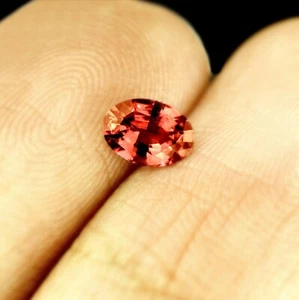 Certified Natural Unheated Red Color Ruby 0.44ct VVS Clarity Madagascar Oval - Picture 1 of 3