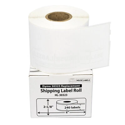 DYMO LW 30323 / 30573 Direct Thermal Shipping Labels - (40) Rolls  - 2-1/8" x 4" - Image 1 of 4