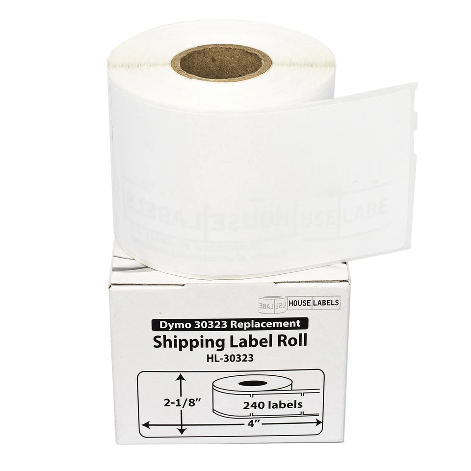 DYMO LW 30323 / 30573 Direct Thermal Shipping Labels - (40) Rolls  - 2-1/8" x 4" - Image 1 of 4