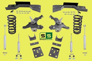 5/6 Spindle Coil Flip Notch Shock Drop Kit for 92-99 Tahoe Yukon Blazer 2 Door - Picture 1 of 1