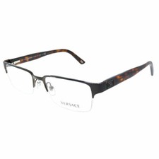 Versace VE1184 53mm Prescription Eyeglasses - Brushed Brown