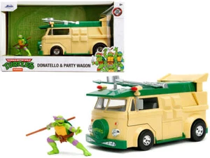1:24 Donatello w/ Party Wagon -- Teenage Mutant Ninja Turtles -- JADA - Picture 1 of 5