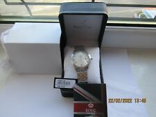 Royal London 40mm Coin Edge Bezel With Date Watch 41299-05 RRP £99.99 New tags 