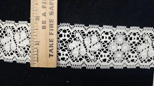 Vintage/Antique, Beige, Cotton & Synthetic Lace, 11 ½Yards - Picture 1 of 3