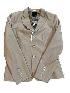 Neu mit Etikett The Limited Luxe Damenblazer beige elfenbeinfarben Größe 10 neu Einzelhandel 158 $ - Bild 1 von 11