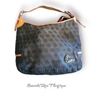 Dooney & Bourke Black Shoulder Tote Bag - Picture 1 of 12