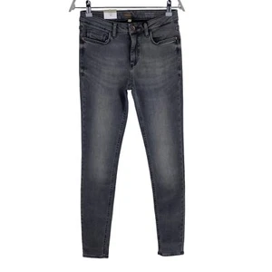 Camel Active Gris Oscuro Media Cintura Vaquero Pitillo Talla W29 L32 - Imagen 1 de 10