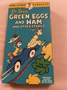 Dr. Seuss Green Eggs and Ham and other Stories Sing Along Classics VHS EUC - Picture 1 of 6